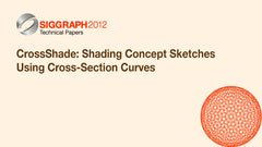 CrossShade: Shading Concept Sketches Using Cross-Section Curves