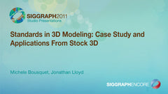 Standards in 3D Modeling: Case Study and Applications From Stock 3D